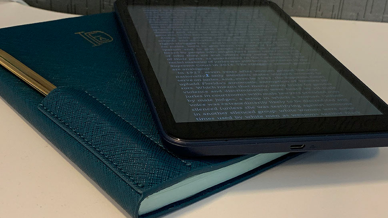 The Onn tablet is fine for reading, but personally found the screen overly reflective